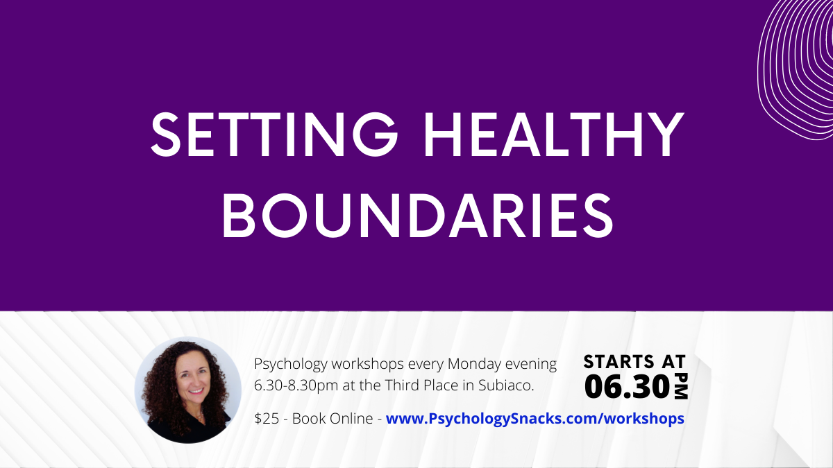 Setting Healthy Boundaries Workshop